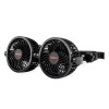 Amio - ΑΝΕΜΙΣΤΗΡΑΣ ΔΙΠΛΟΣ 12V 2χ4''(10,8cm) ΜΕ ΦΙΣ ΑΝΑΠΤΗΡΑ/2 USB 5V & ΣΤΗΡΙΞΗ ΣΤΟ ΠΡΟΣΚΕΦΑΛΟ - 1 TEM. 