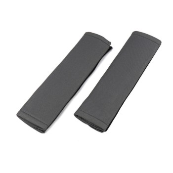 Amio - ΜΑΞΙΛΑΡΑΚΙΑ ΖΩΝΗΣ ΣΕ ΓΚΡΙ ΣΚΟΥΡΟ ΧΡΩΜΑ ΜΕ VELCRO 22x6cm - 2 ΤΕΜ. 