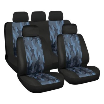 Lampa - ΚΑΛΥΜΜΑΤΑ ΚΑΘΙΣΜΑΤΩΝ CAMO NAVY FASHION-TREND SERIES ΠΑΡΑΛΛΑΓΗΣ ΣΕΤ - 9 τεμ. 