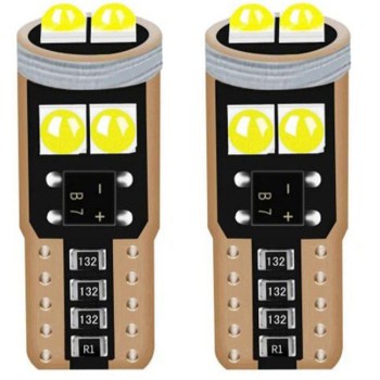 Λάμπες T10 6 Led Canbus Μπλε 600360 2 Τεμάχια
