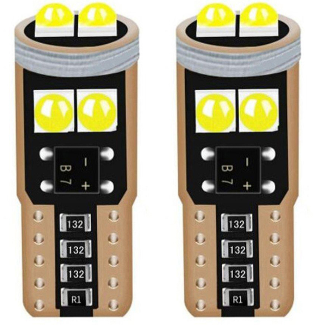 Λάμπες T10 6 Led Canbus Μπλε 600360 2 Τεμάχια