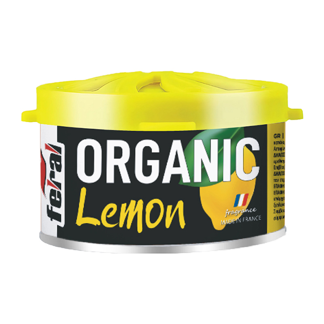 Αρωματικό Αυτοκινήτου Κονσέρβα Feral Με Άρωμα Lemon 40gr 1 Τεμάχιο