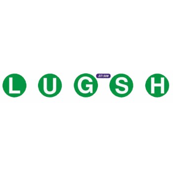 Αυτοκόλλητο Σήμα L- H - U - G - S Φ12.5cm 1Τμχ