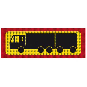 Πινακίδα Λαμαρίνα Φορτηγό Συρόμενο 48x20cm 1 Τμχ