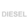 Αυτοκόλλητο Σήμα "Diesel" Ασημί 7x1.5cm 1Τμχ
