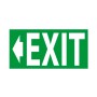 Αυτοκόλλητο Σήμα "EXIT" Αριστερά 16x10cm 1Τμχ
