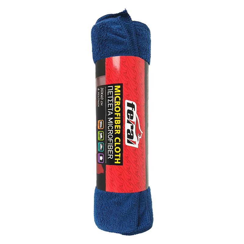 Πετσέτα Microfiber Feral 30x40cm Ρολό 6 Τεμαχίων