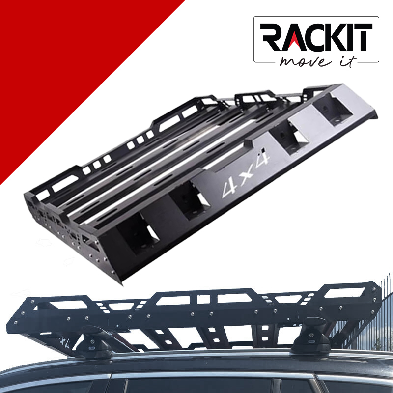 Σχάρα Οροφής Αυτοκινήτου Rackit Σιδερένια Μαύρη 140x100cm 1 Τεμάχιο