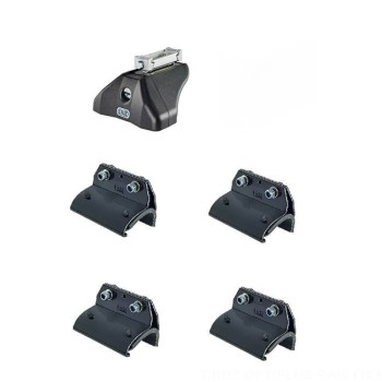 Πόδια / Άκρα Για Μπάρες Οροφής CRUZ Optiplus Rail FIX 936-608 Για Hyundai Bayon 5d 21+ Με Ενσωματωμένο Railing Σετ 4 Τεμάχια