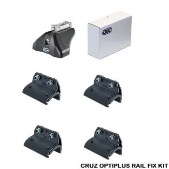 Πόδια / Άκρα Για Μπάρες Οροφής CRUZ Optiplus Rail Fix 936-654 Για BYD Seal U 2024+ Σετ 4 Τεμάχια