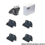 Πόδια / Άκρα Για Μπάρες Οροφής CRUZ Optiplus Rail Fix 936-654 Για BYD Seal U 2024+ Σετ 4 Τεμάχια