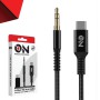 ON Mobile Accessories Καλώδιο AUX 3.5mm Σε Type-c Μαύρο