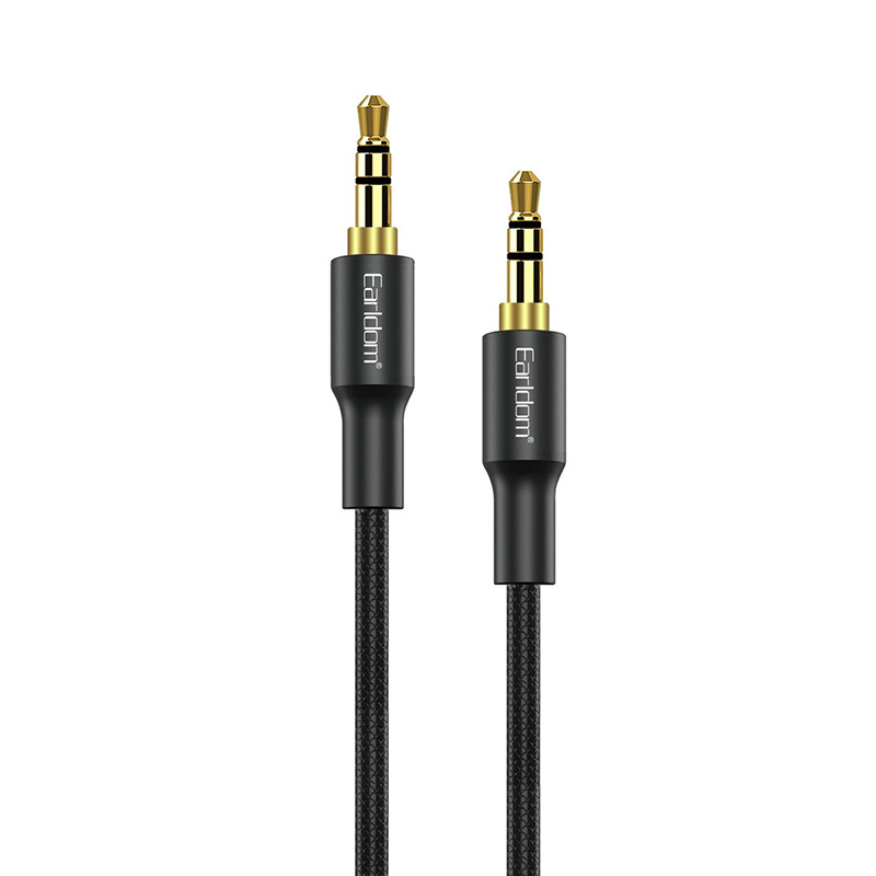 EARLDOM Καλώδιο AUX 3.5mm AUX31 Μαύρο