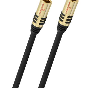 Oehlbach NF Sub Καλώδιο για Subwoofer RCA - RCA 1m Black (Τεμάχιο)