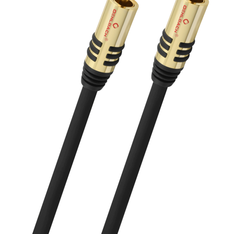 Oehlbach NF Sub Καλώδιο για Subwoofer RCA - RCA 1m Black (Τεμάχιο)