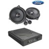 Powerbass Σετ Ford με Διαιρούμενα Ηχεία Αυτοκινήτου 6.5'' και Ενεργό Subwoofer 10"