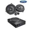 Powerbass Σετ Ford με Διαιρούμενα Ηχεία Αυτοκινήτου 6.5'' και Ενεργό Subwoofer 8"