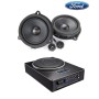 Powerbass Σετ Ford με Διαιρούμενα Ηχεία Αυτοκινήτου 6.5'' και Ενεργό Subwoofer 8"
