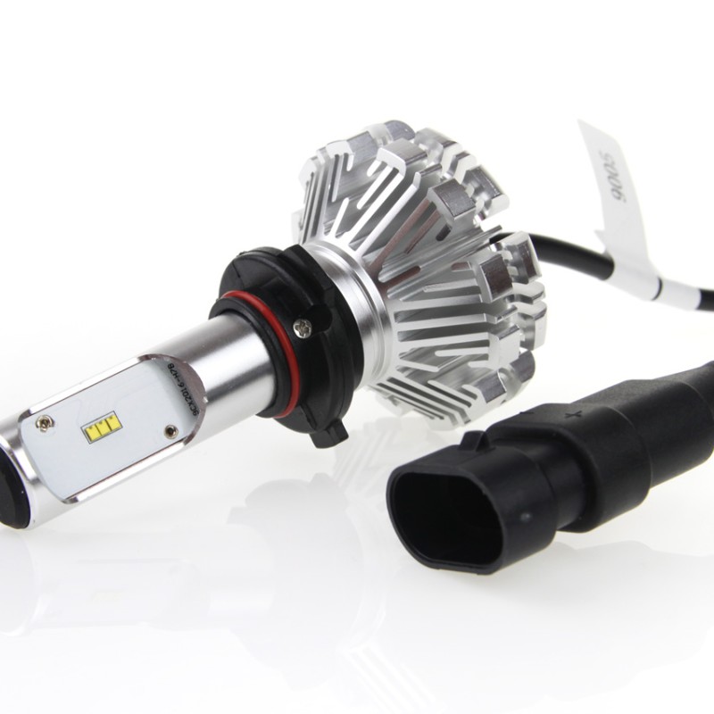 Amio - Λαμπτήρες SX SERIES τύπου HB3 τάση λειτουργίας 6/12V απόδοσης 40W 6000K 3200lm με ενσωματωμένη ψύκτρα για Επιβατικά Αυτοκίνητα και Μοτοσυκλέτες - 2 τεμ. (01067/AM)