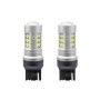 Amio - Λάμπα τύπου W21W T20 LED τάση λειτουργίας 12/24V απόδοση 6.2W 5600K CAN‑BUS λευκό 18x56mm – 2 τεμ. (01173/AM) για φώτα αυτοκινήτου