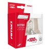 Amio - Λάμπα Αλογόνου Τύπου H7 Lumitec Silver βάση PX26d τάση λειτουργίας 12V απόδοσης 55W χρώμα Λευκό +100% Φωτεινότητα Έως 25m για Επιβατικά Αυτοκίνητα - 2 τεμ. (01403/AM)
