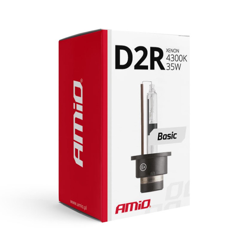 Amio – Λάμπα Xenon D2R 12V 35W P32d-3 4300K Basic για Αυτοκίνητο Ανταλλακτική – 1 Τεμ. (01411/AM)