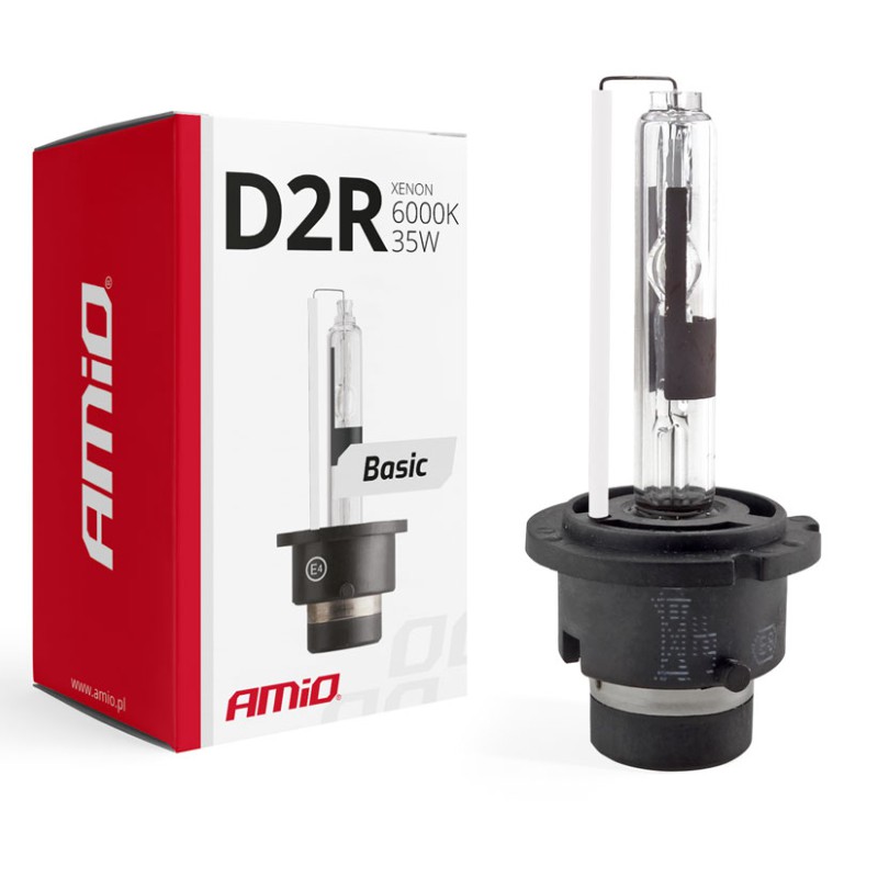 Amio – Λάμπα Xenon D2R 12V 35W P32d-3 6000K Basic για Αυτοκίνητο Ανταλλακτική – 1 Τεμ. (01412/AM)