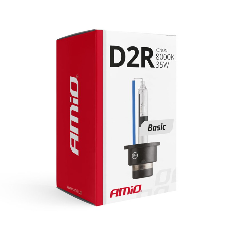 Amio – Λάμπα Xenon D2R 12V 35W P32d-3 8000K Basic για Αυτοκίνητο Ανταλλακτική – 1 Τεμ. (01413/AM)