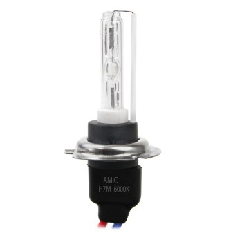 Amio - Ανταλλακτική Λάμπα Xenon HID Metal Class A τύπου H7 βάση Μεταλλική τάση λειτουργίας 12V απόδοσης 35W 6000K για Επιβατικά Αυτοκίνητα - 1 τεμ. (01427/AM)