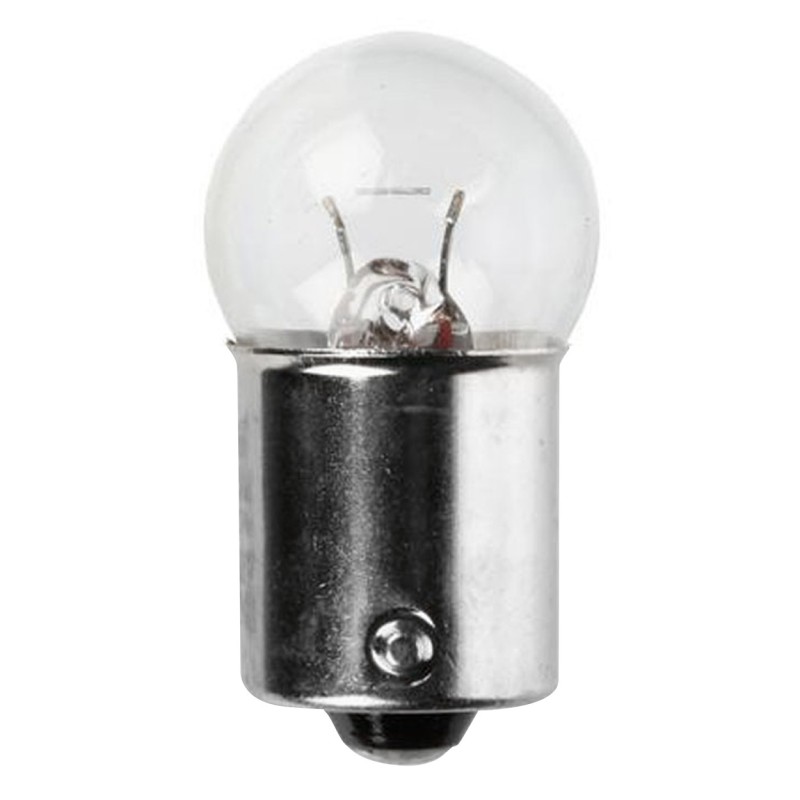 Amio – Λαμπτήρες Αλογόνου R10W BA15s 12V 10W (Φουντούκι) για Φώτα Θέσης Στοπ Φλας και Πινακίδας Αυτοκινήτου – Κουτί 10 Τεμ. (01487/AM)