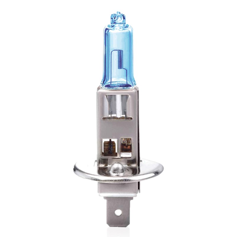 Amio – Λαμπτήρας Αλογόνου H1 P14.5s 12V 55W Super White για Προβολείς Αυτοκινήτου – 1 Τεμ. (01489/AM)