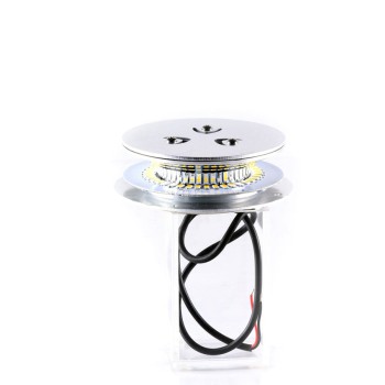 Amio – Φάρος Προειδοποίησης W01M LED 12/24V Amber 39xSMD Μαγνητικός/Βιδωτός με Φις Αναπτήρα 142x116mm για Αυτοκίνητο & Φορτηγό – 1 Τεμ. (01500/AM)