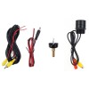 Amio – Κάμερα Οπισθοπορείας HD-301-IR Night Vision 28mm για Καθαρή Εικόνα & Ασφαλές Παρκάρισμα – 1 Τεμ. (01572/AM)