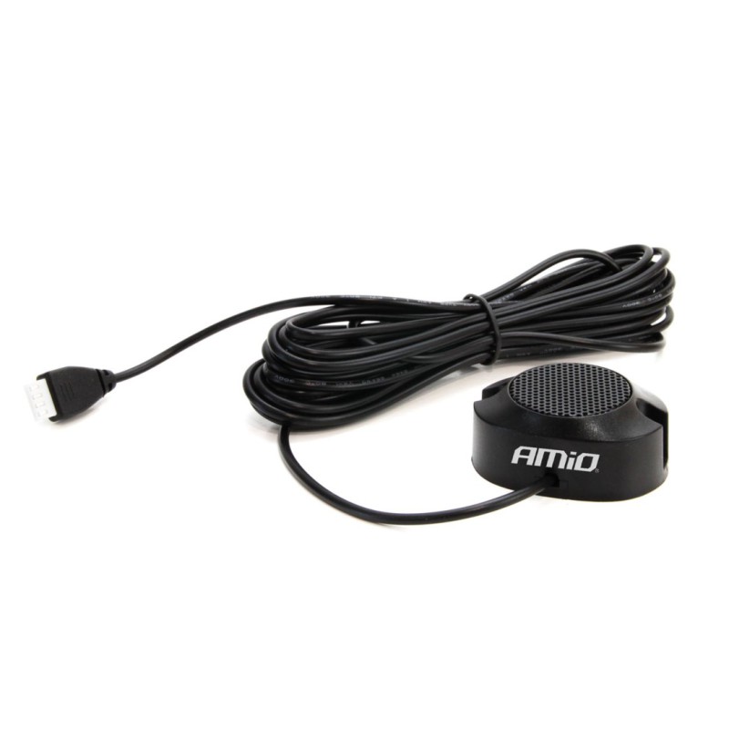 Amio – Σύστημα Παρκαρίσματος 12V με 8 Αισθητήρες GOLD 18mm Μαύρο & Buzzer για Ακριβές και Ασφαλές Παρκάρισμα με Εύκολη Αντικατάσταση Αισθητήρων – 1 Τεμ. (01604/AM)