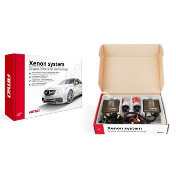 Amio - Kit Xenon H7M 6000K 35W CANBUS 12V με S1068 ballast για ισχυρό λευκό φωτισμό και σταθερή λειτουργία χωρίς σφάλματα στο καντράν με μεγάλη διάρκεια ζωής - 1 Σετ (01910/AM)