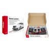 Amio - Kit Xenon Bi-Xenon H4-3 6000K 35W 12V με SLIM ballast για ισχυρό λευκό φωτισμό δρόμου και καθαρή δέσμη σε μεσαία και μεγάλη σκάλα - 1 Σετ (01943/AM)