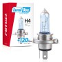 Amio - Λάμπα H4 βάση P43t τάση λειτουργίας 12V απόδοσης 60/55W τύπου Lumitec Superwhite +120% για Επιβατικά Αυτοκίνητα - 1 τεμ. (02137/AM)