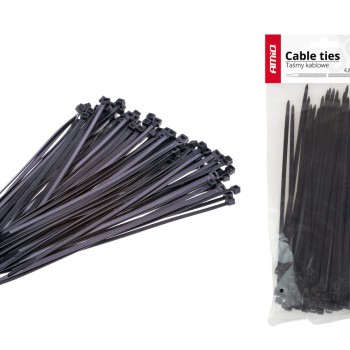Amio - ΔΕΜΑΤΙΚΑ/ΔΕΤΙΚΑ ΚΑΛΩΔΙΩΝ TIE WRAP 2,5 X 200mm (ΜΑΥΡΟ) - 100 ΤΕΜ.  (02152/AM)