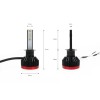 Amio - H1 BF-SERIES 6-18V 50W ETi-1860 2X25W 6.000K 3100lm LED (ΜΕ ΑΝΕΜΙΣΤΗΡΑΚΙ) -2ΤΕΜ (02240/AM)