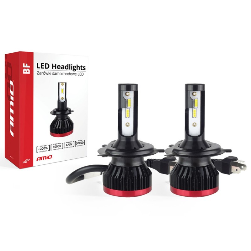 Amio - H4 BF-SERIES 6-18V 50W ETi-1860 2X25W 6.000K 3100lm LED (ΜΕ ΑΝΕΜΙΣΤΗΡΑΚΙ) -2ΤΕΜ (02241/AM)