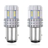 Amio - P21/5W BAY15d 12/24V 22 LED SMD ULTRABRIGHT 3020 CANBUS ΛΕΥΚΟ 2ΤΕΜ. (02450/AM)