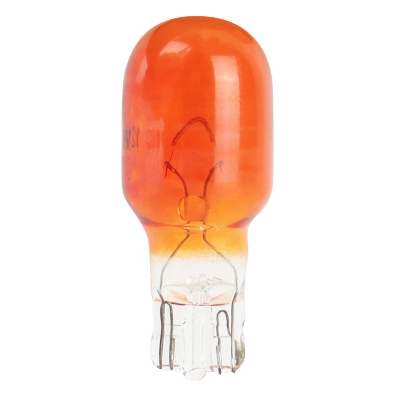 Amio - WY16W 12V W2.1x9.5d 16W ΠΟΡΤΟΚΑΛΙ (ΚΑΡΦΩΤΟ ΑΚΑΛΥΚΟ) - 2ΤΕΜ. (02550/AM)
