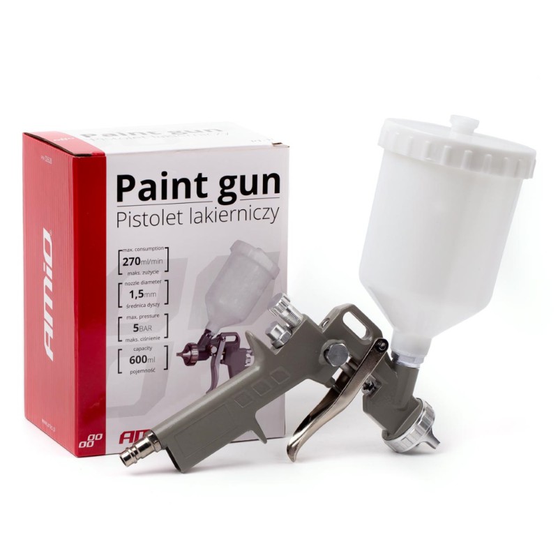 Amio - ΠΙΣΤΟΛΙ ΑΕΡΟΣ ΒΑΦΗΣ 5 BAR ΜΕ ΔΟΧΕΙΟ 600ml PT-11 - 1 ΤΕΜ. (02628/AM)