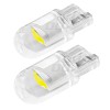 Amio - T10 W5W 12V W2,1x9,5d ΛΕΥΚΟ 5.600K 12SMDx2835 ΣΙΛΙΚΟΝΗΣ (ΚΑΡΦΩΤΟ) 2ΤΕΜ. (02645/AM)