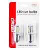 Amio - R5W/R10W P21W BA15S 12/24V 16xSMD 3030 LED ΛΕΥΚΟ CAN-BUS 2ΤΕΜ. (02796/AM)