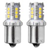 Amio - R5W/R10W P21W BA15S 12/24V 16xSMD 3030 LED ΛΕΥΚΟ CAN-BUS 2ΤΕΜ. (02796/AM)