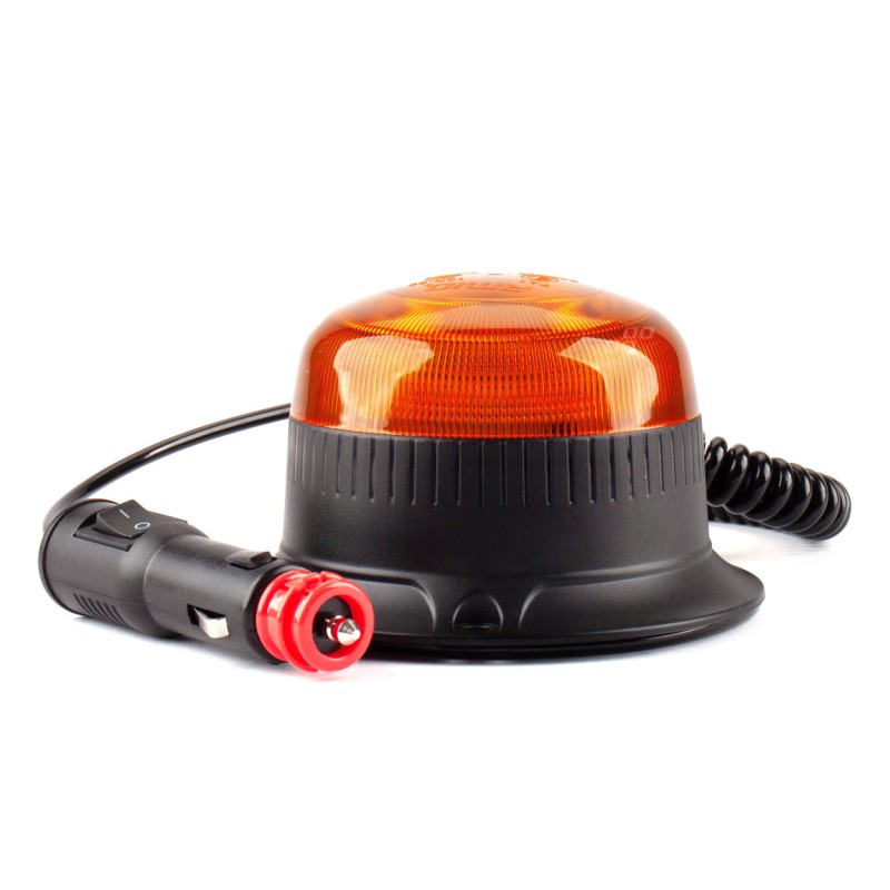 Amio - ΦΑΡΟΣ LED MINI 12/24V 18SMD IP56 ΠΟΡΤΟΚΑΛΙ ΜΑΓΝΗΤΙΚΟΣ/ΒΙΔΩΤΟΣ ΜΕ ΦΙΣ ΑΝΑΠΤΗΡΑ 113x69mm -1 ΤΕΜ. (02924/AM)