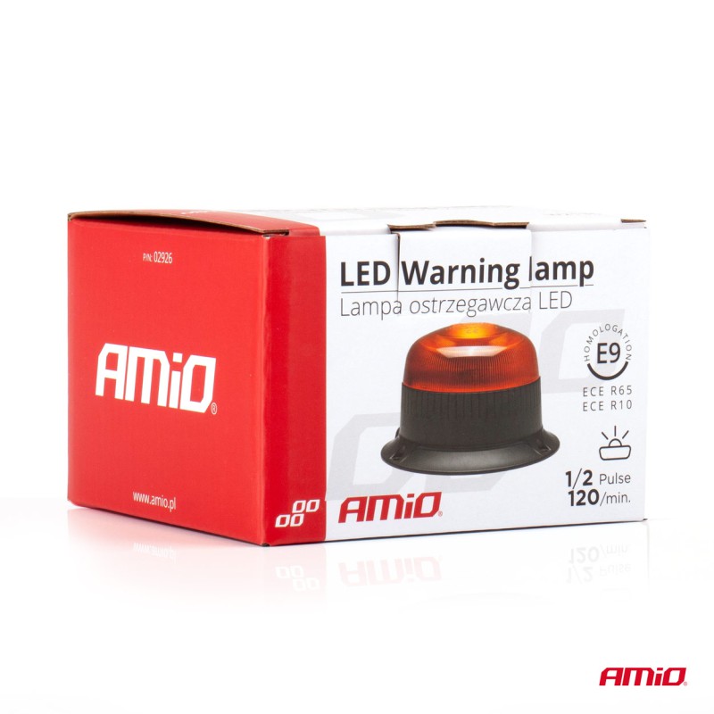 Amio - ΦΑΡΟΣ LED MINI 12/24V 18SMD IP56 ΠΟΡΤΟΚΑΛΙ ΒΙΔΩΤΟΣ 113x67mm -1 ΤΕΜ. (02926/AM)