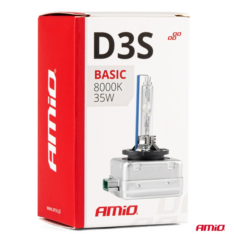 Amio - D3S 12V 8.000k 35W ΑΝΤΑΛΛΑΚΤΙΚΗ ΛΑΜΠΑ BASIC - 1 Τεμ. (02949/AM)