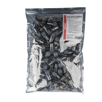 Amio - P21W 12V Ba15s 500lm 6.000K 9SMDx2835 LED ΛΕΥΚΟ ΜΟΝΟΠΟΛΙΚΟ - 100 ΤΕΜ. (02954/AM)